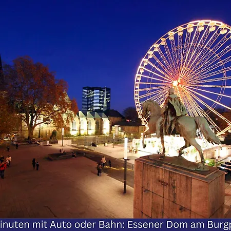 Appartamento Modern Und Ruhig, Mit Garage & Ps4, Nahe Messe, Rue Und Uniklinik, Voll Ausgestattete Kueche, Bad Mit Dusche Und Badewanne *